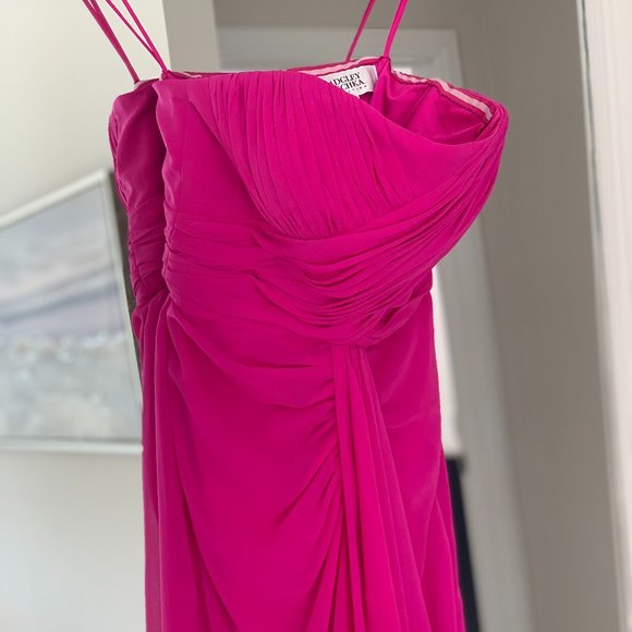 Bright Pink BADGLEY MISCHKA Ballgown Dress - Picture 2 of 15
